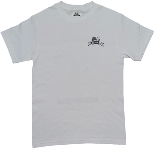 WHITE "OLIVE TREE" GRAPHIC TEE